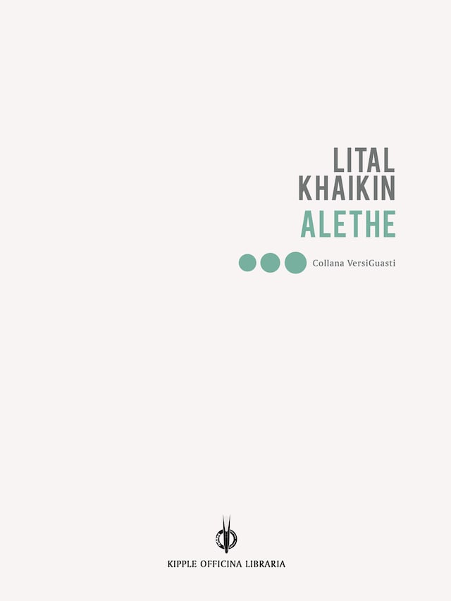 Book cover for alethe