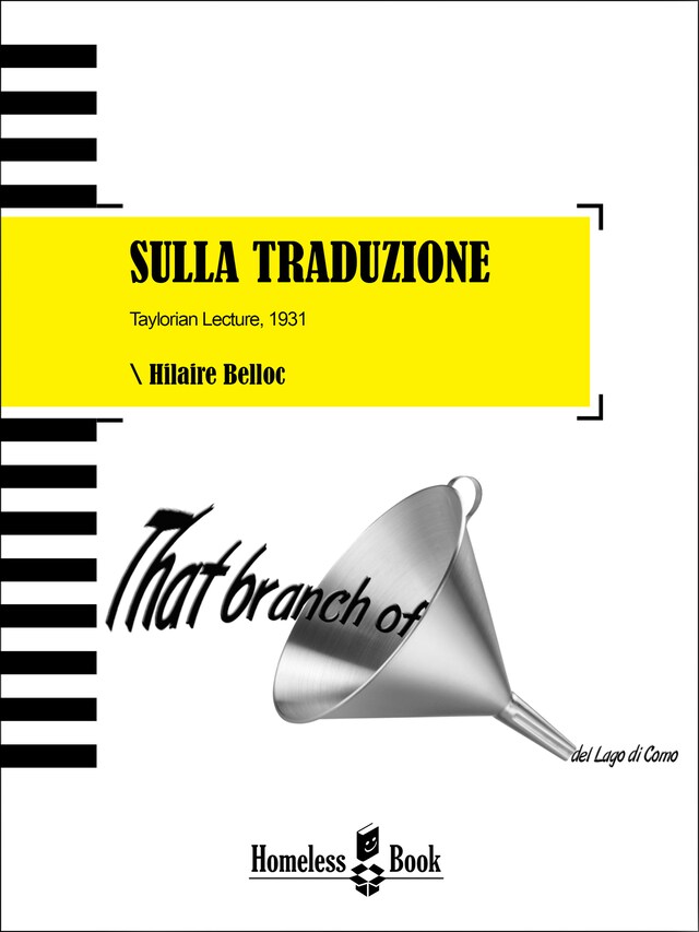 Book cover for Sulla traduzione