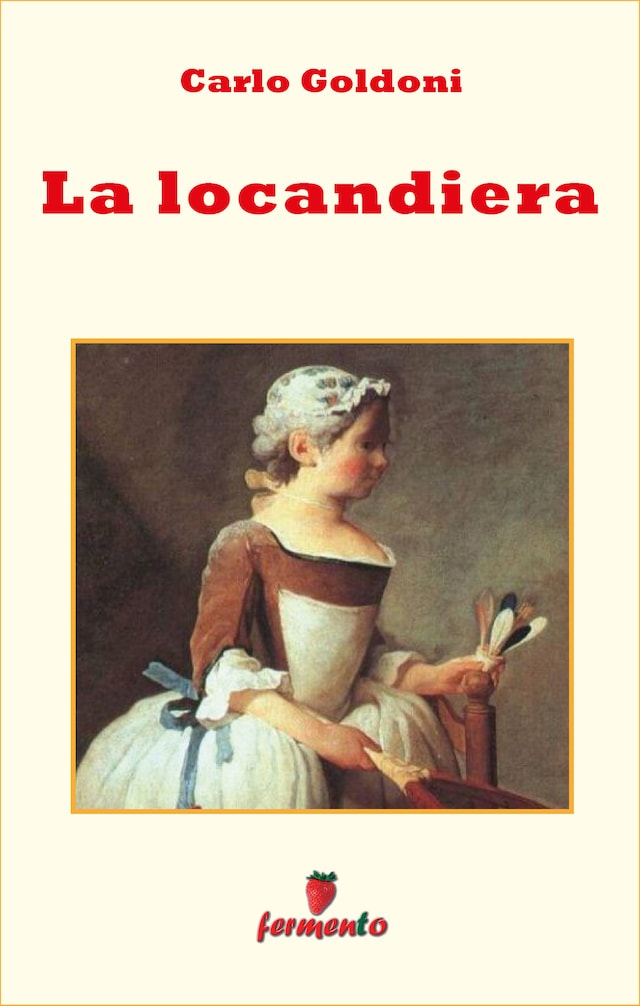 Kirjankansi teokselle La locandiera