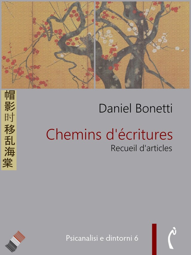 Book cover for Chemins d'écritures. Recueil d'articles de Daniel Bonetti