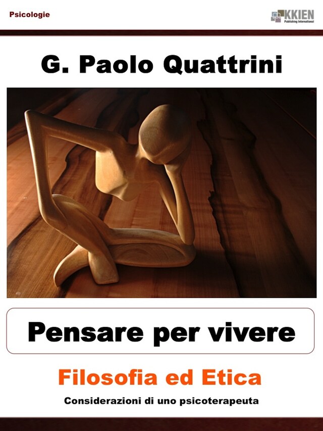 Kirjankansi teokselle Pensare per vivere Filosofia ed etica