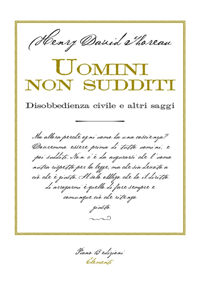 Book cover for Uomini non sudditi