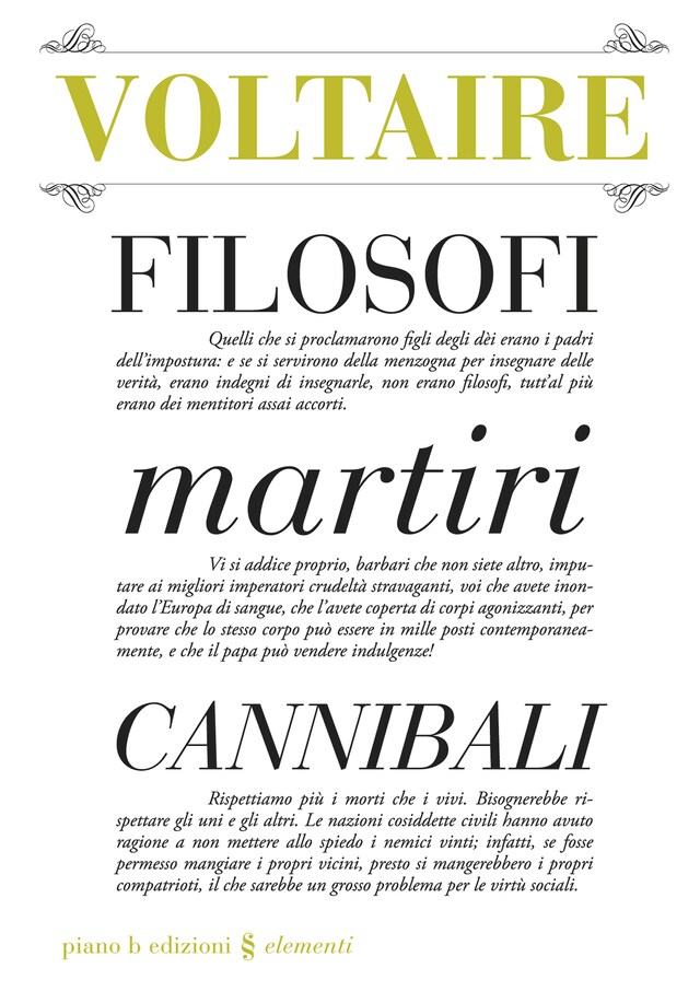 Couverture de livre pour Filosofi martiri cannibali