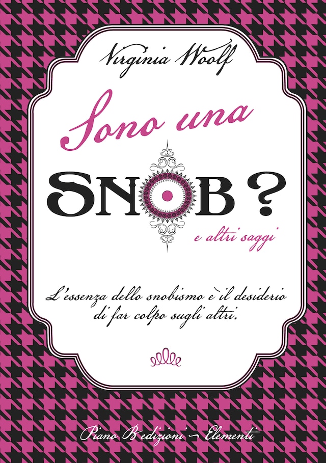Copertina del libro per Sono una snob?