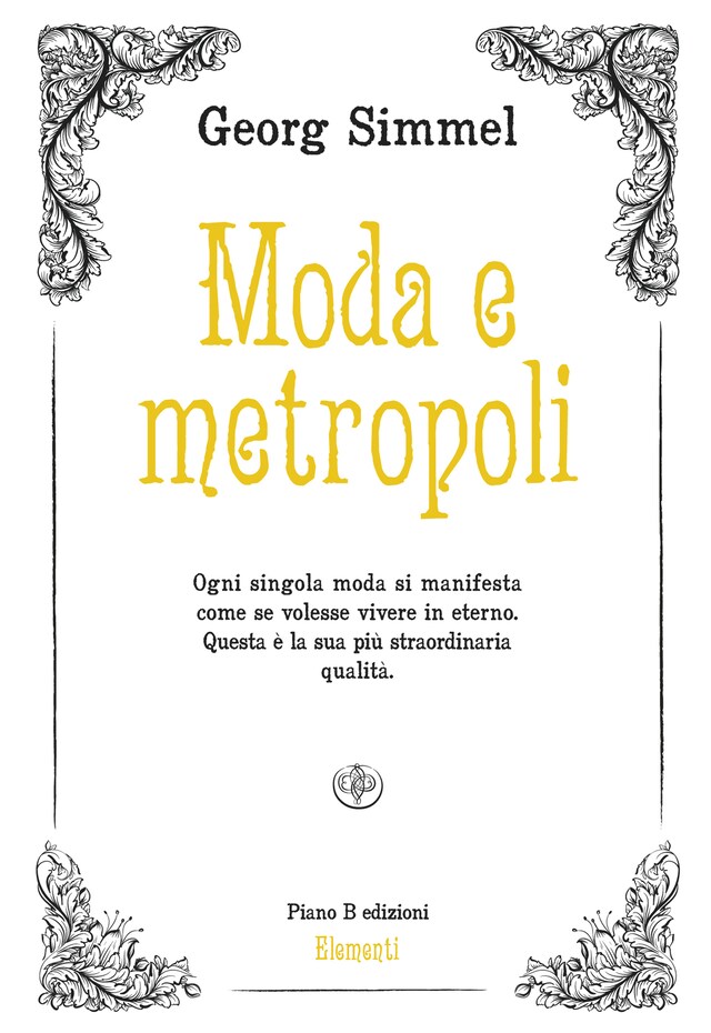 Okładka książki dla Moda e metropoli