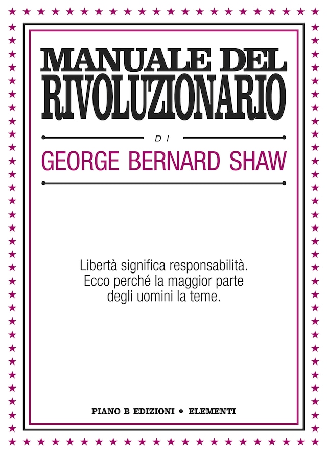 Portada de libro para Manuale del rivoluzionario