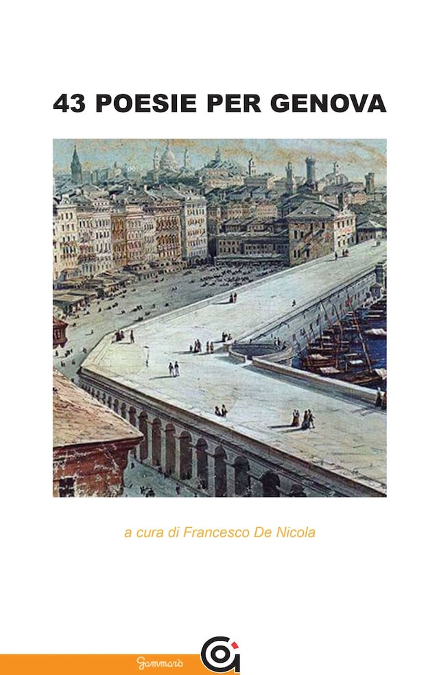 Copertina del libro per 43 poesie per Genova