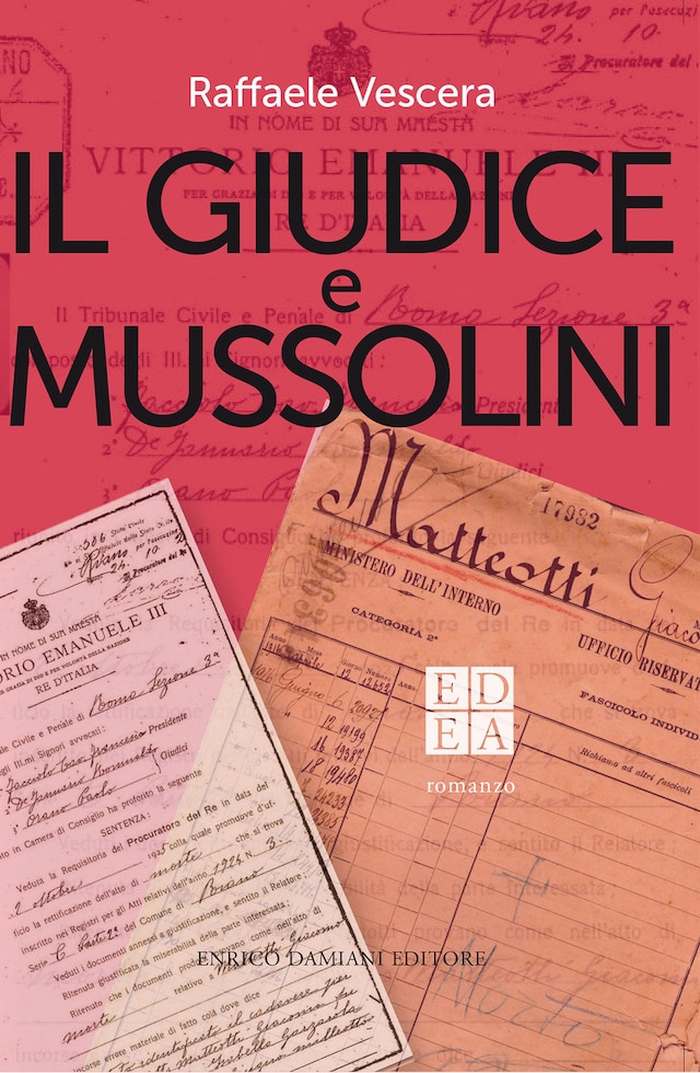 Book cover for Il giudice e Mussolini