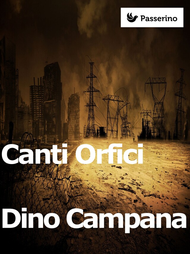 Copertina del libro per Canti Orfici