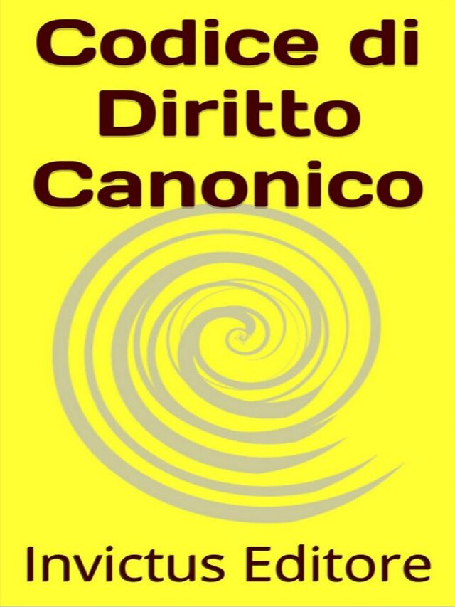 Book cover for Codice di diritto canonico