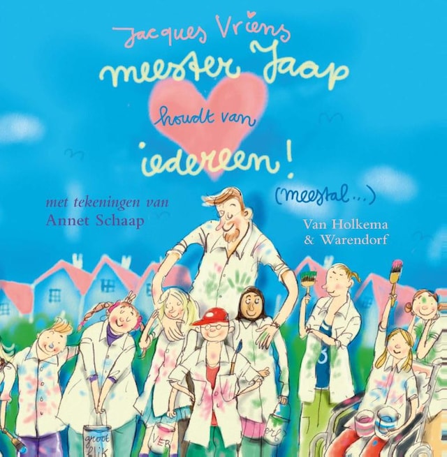 Book cover for Meester Jaap houdt van iedereen (meestal...)