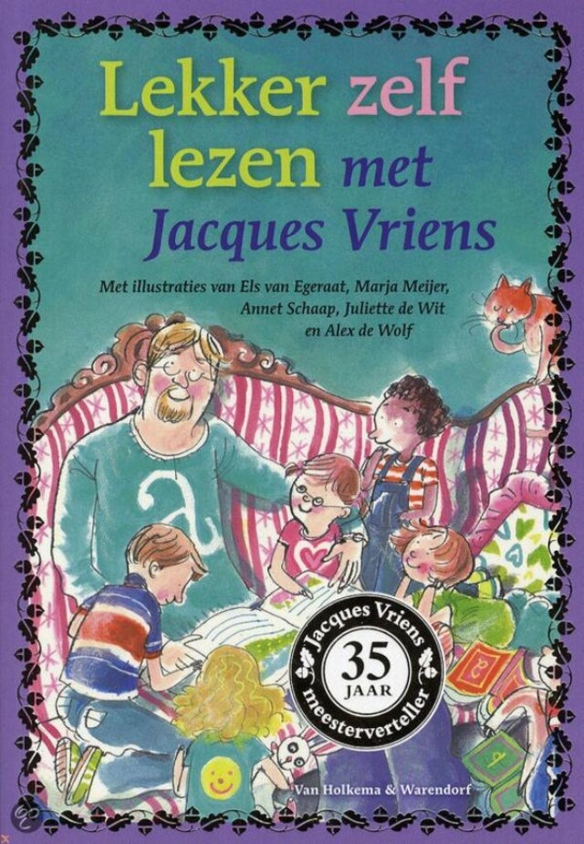 Book cover for Lekker zelf lezen met Jacques Vriens