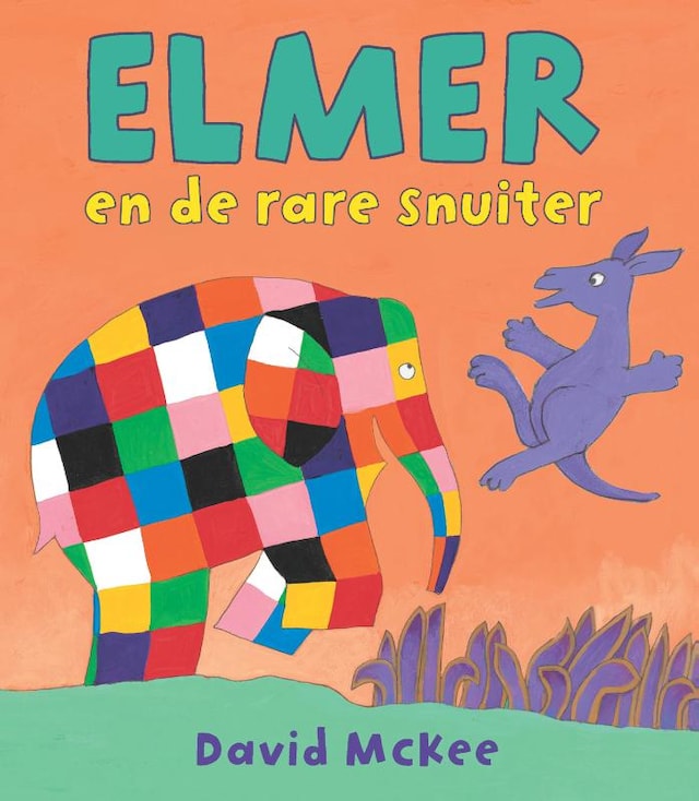 Book cover for Elmer en de rare snuiter