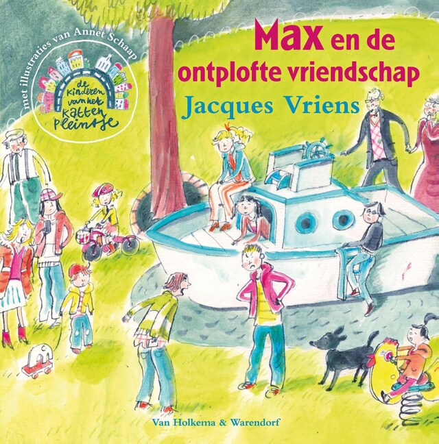 Book cover for Max en de ontplofte vriendschap