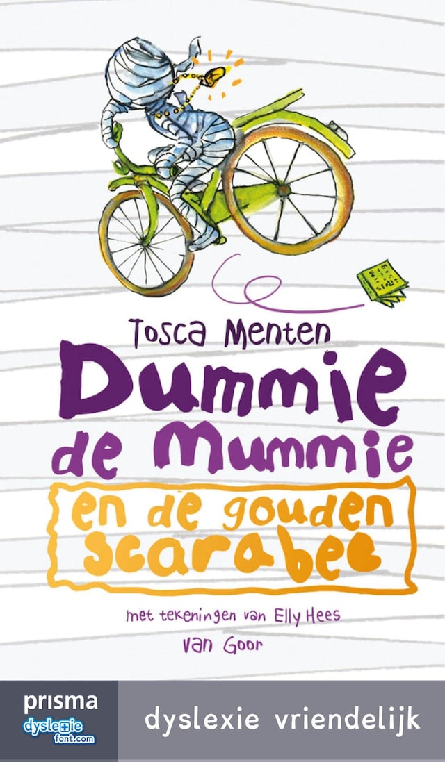 Book cover for Dummie de mummie en de gouden scarabee