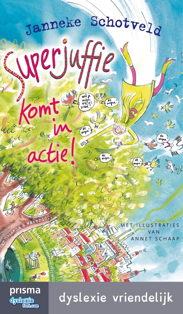 Book cover for Superjuffie komt in actie