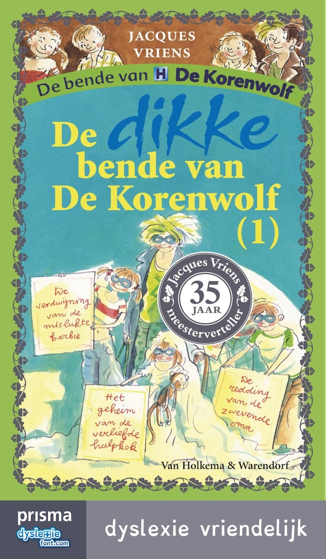 Book cover for De dikke bende van De Korenwolf 1