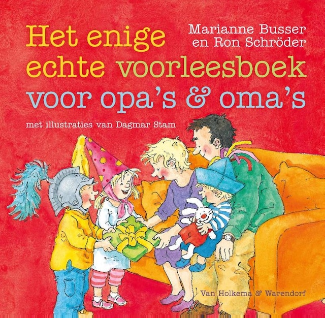 Book cover for Het enige echte voorleesboek voor opa's en oma's