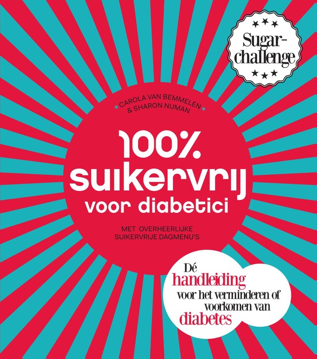 Boekomslag van 100 % suikervrij voor diabetici