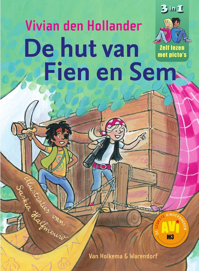 Book cover for De hut van Fien en Sem