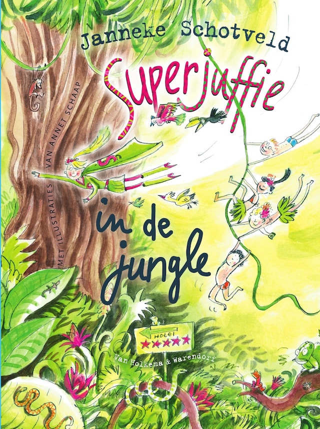 Book cover for Superjuffie in de jungle