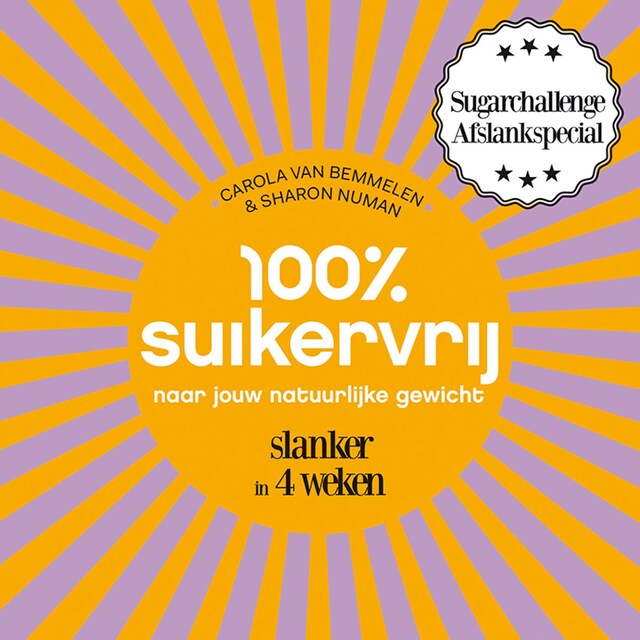 Boekomslag van 100% suikervrij naar jouw natuurlijke gewicht