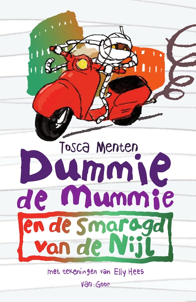 Book cover for Dummie de mummie en de smaragd van de Nijl