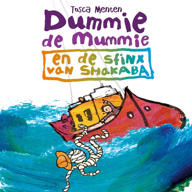 Book cover for Dummie de mummie en de sfinx van Shakaba