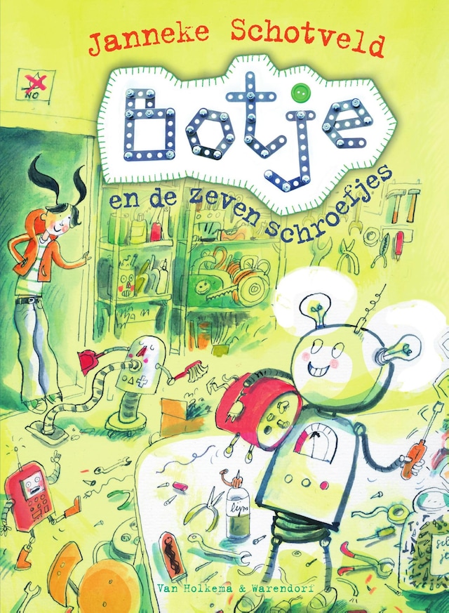 Book cover for Botje en de zeven schroefjes