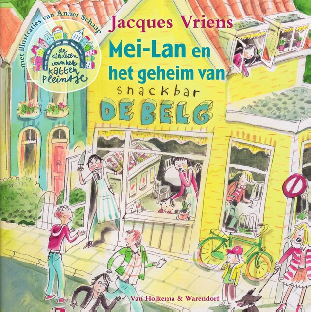 Book cover for Mei-Lan en het geheim van snackbar De Belg