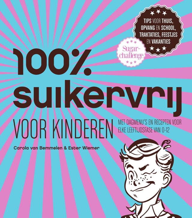 Boekomslag van 100% suikervrij voor kinderen