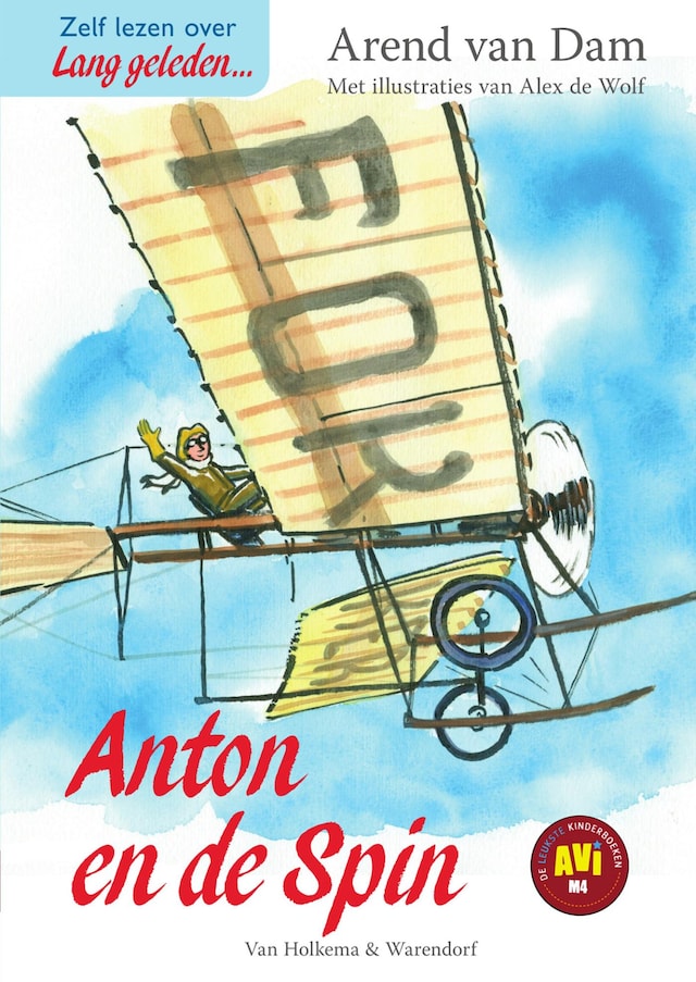 Book cover for Anton en de Spin