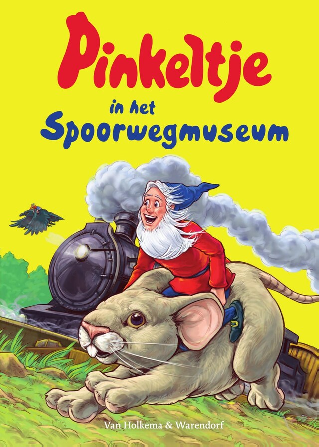 Boekomslag van Pinkeltje in het Spoorwegmuseum