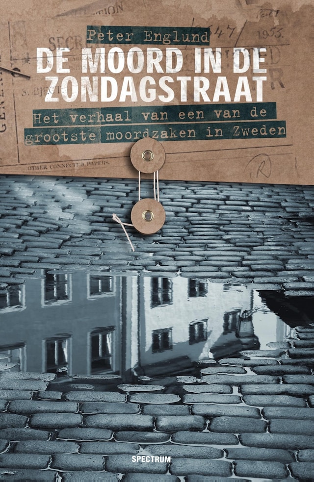 Book cover for De moord in de Zondagstraat