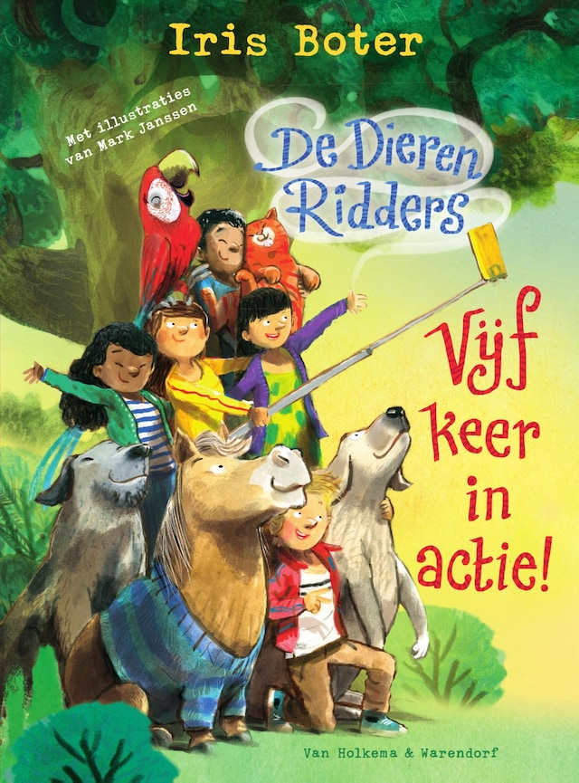 Book cover for Vijf keer in actie!