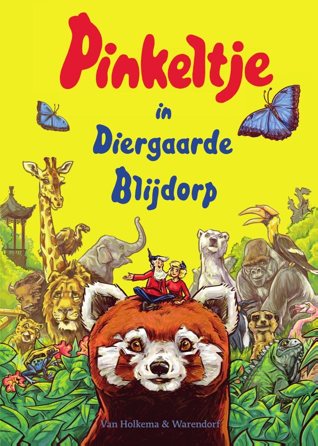 Boekomslag van Pinkeltje in Diergaarde Blijdorp