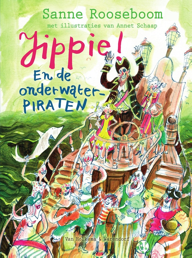 Book cover for Jippie! En de Onderwaterpiraten