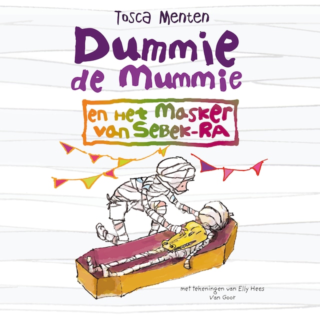 Book cover for Dummie de mummie en het masker van Sebek-Ra