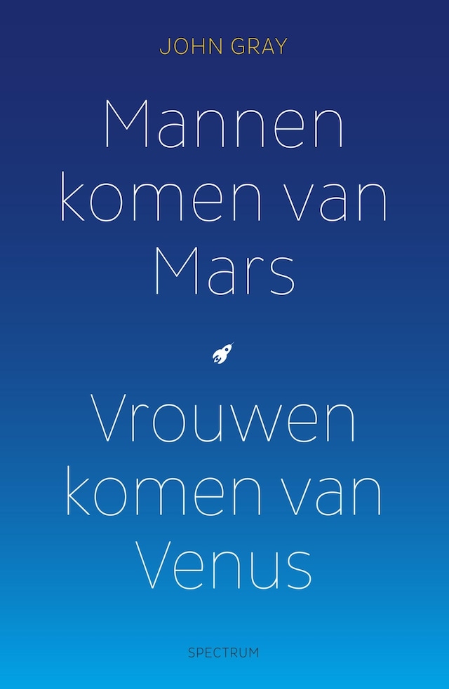 Book cover for Mannen komen van Mars, vrouwen komen van Venus