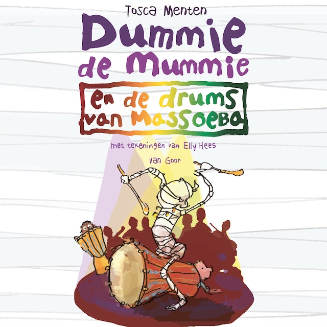 Buchcover für Dummie de mummie en de drums van Massoeba