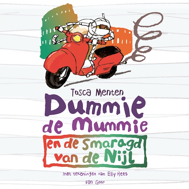 Book cover for Dummie de mummie en de smaragd van de Nijl
