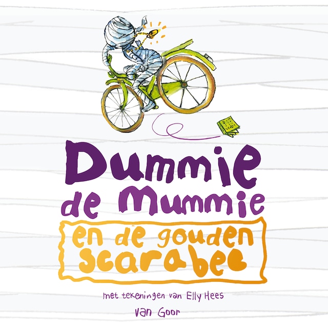 Book cover for Dummie de mummie en de gouden scarabee