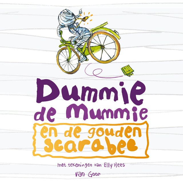 Couverture de livre pour Dummie de mummie en de gouden scarabee