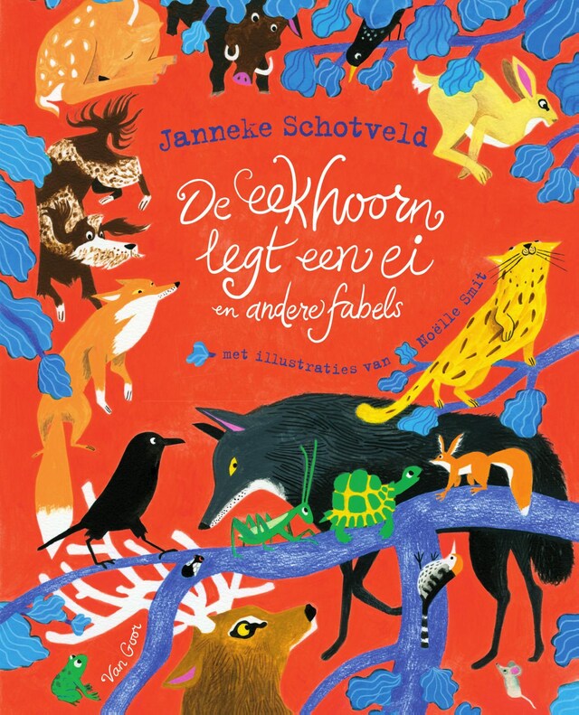 Book cover for De eekhoorn legt een ei