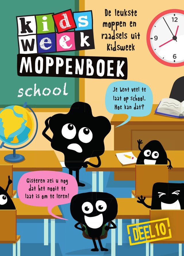 Boekomslag van Kidsweek moppenboek 10 - school