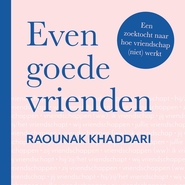 Book cover for Even goede vrienden