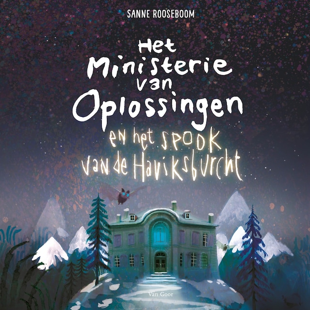 Book cover for Het Ministerie van Oplossingen en het spook van de Haviksburcht