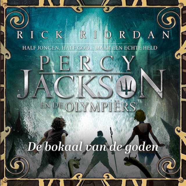 Portada de libro para Percy Jackson en de bokaal van de goden