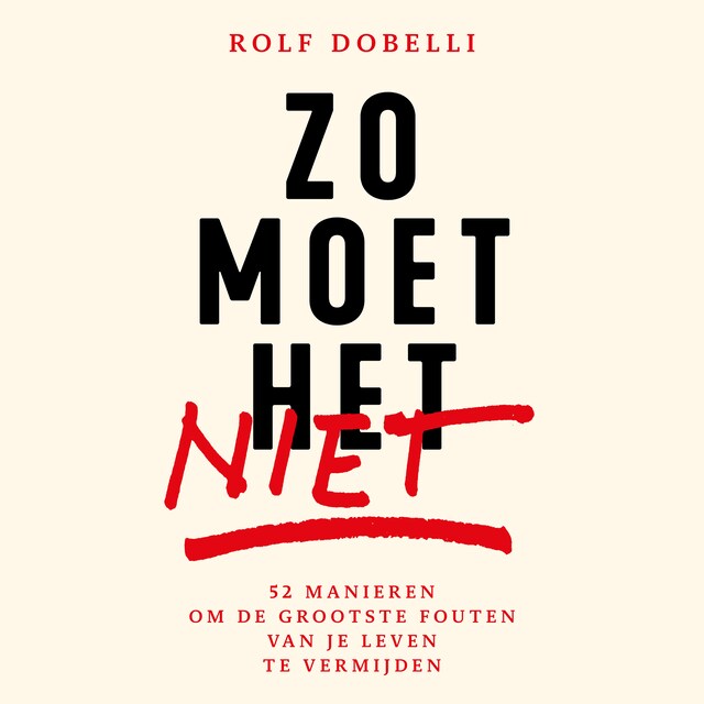 Book cover for Zo moet het niet