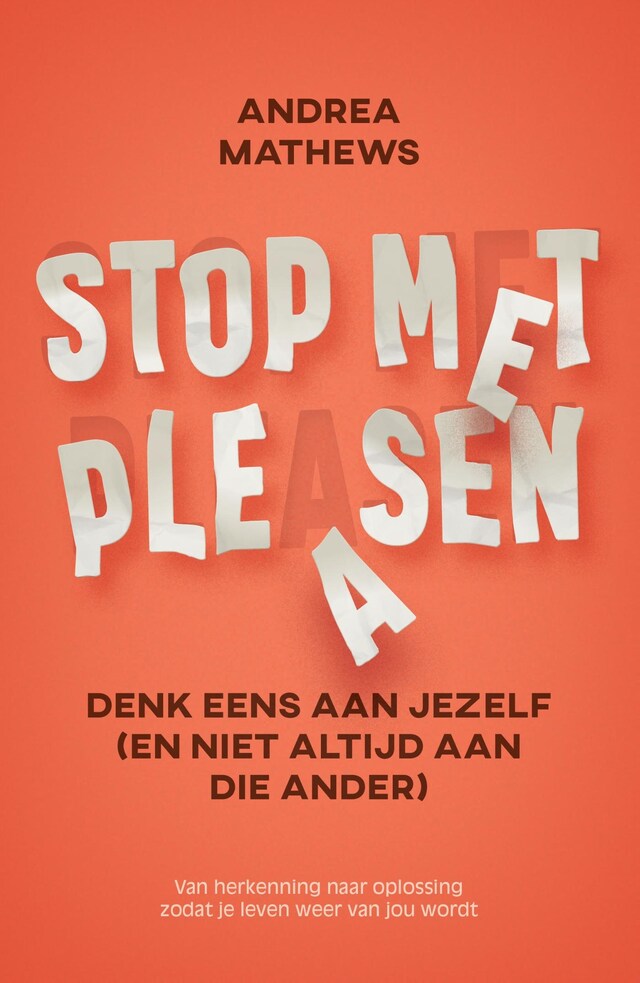 Boekomslag van Stop met pleasen